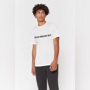 NWT Spiritual Gangster x Kendall Toole Never Knocked Out Graphic Tee ⚡️White XL